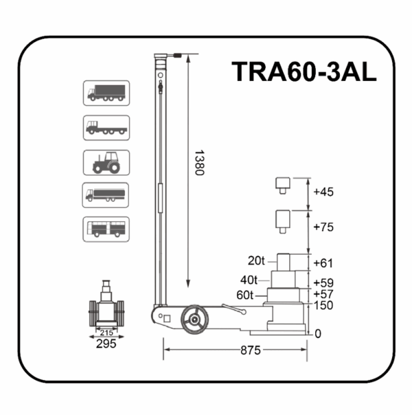 60t/40t/20t - TRA60-3AL