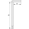 Klíč imbusový 1.5 mm 12 ks - YT-5805