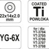Náhradní kolečko do řezačky s ložiskem 22 x 11 x 2 mm