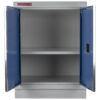 Celokovová dílenská skříňka PROFI BLUE dvoukřídlá 680x458x910 mm - MTGC1300