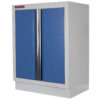 Celokovová dílenská skříňka PROFI BLUE dvoukřídlá 680x458x910 mm - MTGC1300