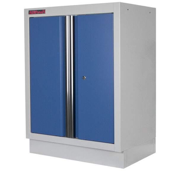 Celokovová dílenská skříňka PROFI BLUE dvoukřídlá 680x458x910 mm - MTGC1300