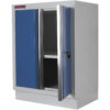 Celokovová dílenská skříňka PROFI BLUE dvoukřídlá 680x458x910 mm - MTGC1300