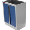 Celokovová dílenská skříňka PROFI BLUE dvoukřídlá 680x458x910 mm - MTGC1300