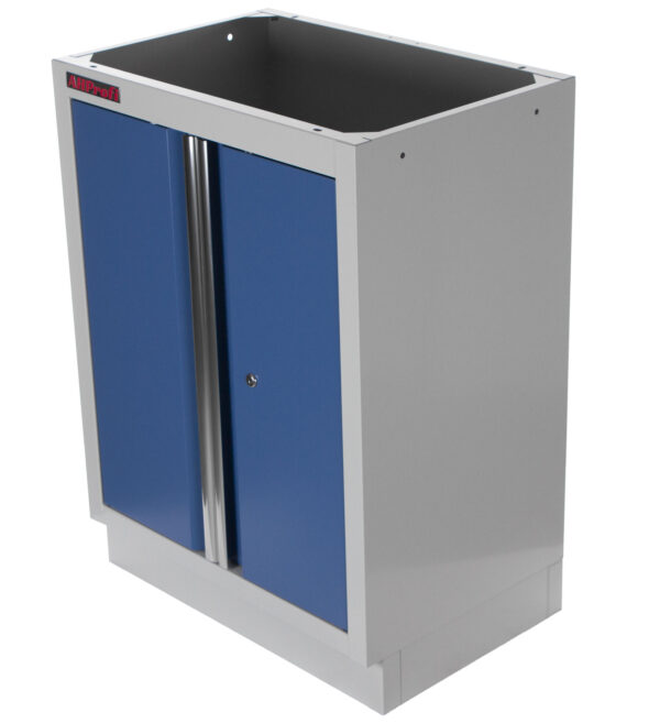 Celokovová dílenská skříňka PROFI BLUE dvoukřídlá 680x458x910 mm - MTGC1300