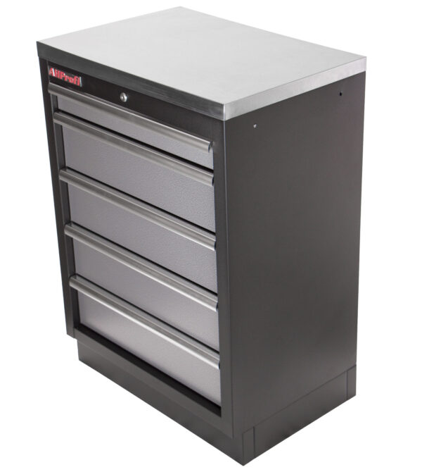 Celokovová dílenská skříňka PROFI s 5-ti šuplíky 680x458x910 mm - TGC1305
