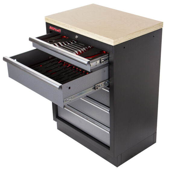 Celokovová dílenská skříňka PROFI s 5-ti šuplíky 680x458x910 mm - TGC1305