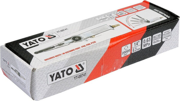 Pneumatická pásová bruska 10 x 330 mm (rozměr pásu) - YT-09741