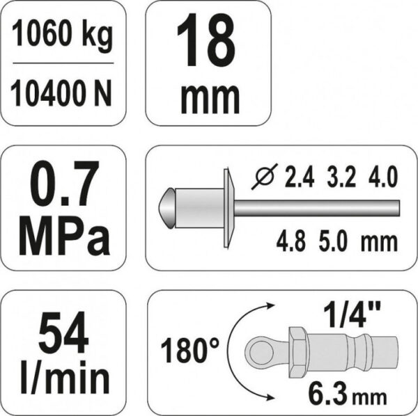 4- 5mm) - YT-36171