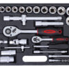 Gola sada s klíči 1/4" a 1/2", 61 ks - AH126101