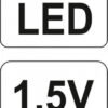 Svítilna kapesní 9 LED (ALU) YT-08570