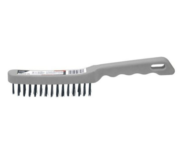 Kartáč drátěný ruční 3 řady plast - YT-6353