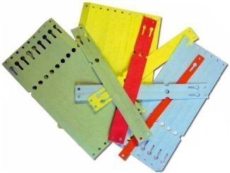 Zelené papírové visačky na klíče XL 500 ks - 434030086