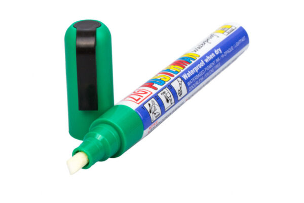Fixy na sklo Posterman - 6 mm - zelený - 458040010