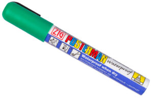 Fixy na sklo Posterman - 6 mm - zelený - 458040010