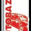 Vlajka AUTOBAZAR - modro/bílá - 125200200