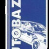 Vlajka AUTOBAZAR - modro/bílá - 125200200