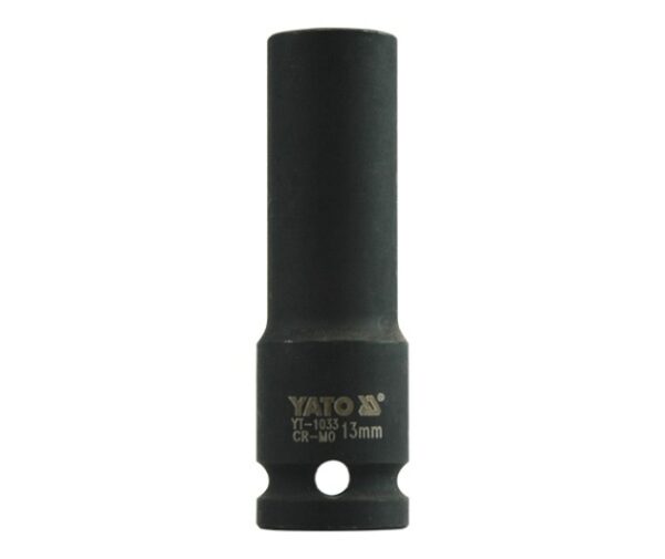 Kovaný vnitřní nástrčný klíč hluboký 1/2" šestihranný 13 mm CrMo YATO - YT-1033