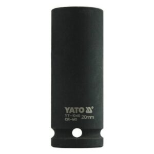 Vnitřní nástrčný klíč hluboký 1/2" šestihranný 20 mm CrMo YATO - YT-1040