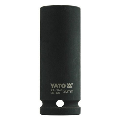 Vnitřní nástrčný klíč hluboký 1/2" šestihranný 20 mm CrMo YATO - YT-1040