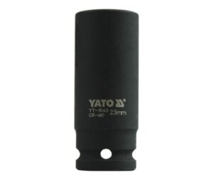 Kovaný vnitřní nástrčný klíč hluboký 1/2" šestihranný 23 mm CrMo YATO - YT-1043