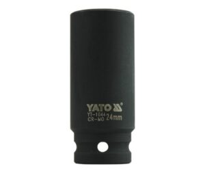 Vnitřní nástrčný klíč hluboký 1/2" šestihranný 24 mm CrMo YATO - YT-1044
