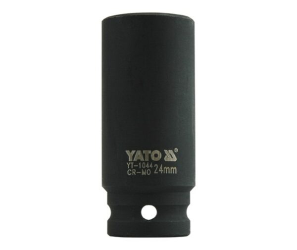 Vnitřní nástrčný klíč hluboký 1/2" šestihranný 24 mm CrMo YATO - YT-1044
