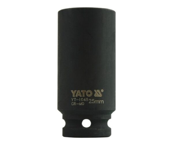 Vnitřní nástrčný klíč hluboký 1/2" šestihranný 25 mm CrMo YATO - YT-1045