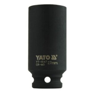 Vnitřní nástrčný klíč hluboký 1/2" šestihranný 27 mm CrMo YATO - YT-1047