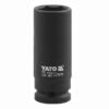 Kovaný vnitřní nástrčná klíč hluboký 1/2" šestihranný 29 mm CrMo YATO - YT-1049