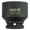 Kovaný vnitřní nástrčný klíč 3/4" šestihranný 43 mm CrMo YATO - YT-1093
