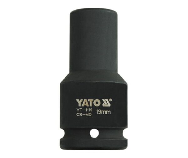 Kovaný nástrčný klíč hluboký 3/4" šestihranný 19 mm CrMo YATO - YT-1119