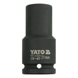 Kovaný vnitřní nástrčný klíč hluboký 3/4" šestihranný 21 mm CrMo YATO - YT-1121
