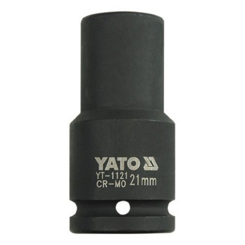 Kovaný vnitřní nástrčný klíč hluboký 3/4" šestihranný 21 mm CrMo YATO - YT-1121