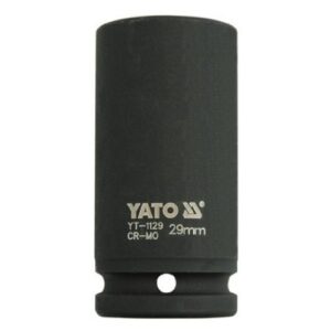 Kovaný vnitřní nástrčný klíč hluboký 3/4" šestihranný 29 mm CrMo YATO - YT-1129