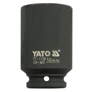 Kovaný vnitřní nástrčný klíč hluboký 3/4" šestihranný 38 mm CrMo YATO - YT-1138