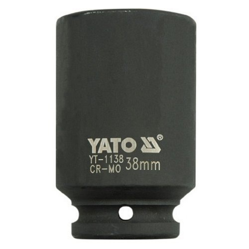 Kovaný vnitřní nástrčný klíč hluboký 3/4" šestihranný 38 mm CrMo YATO - YT-1138