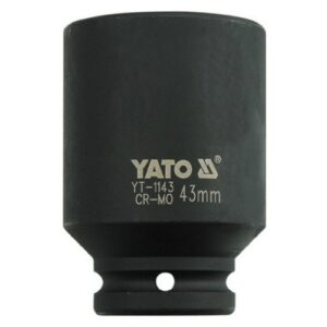 Kovaný vnitřní nástrčný klíč hluboký 3/4" šestihranný 43 mm CrMo YATO - YT-1143