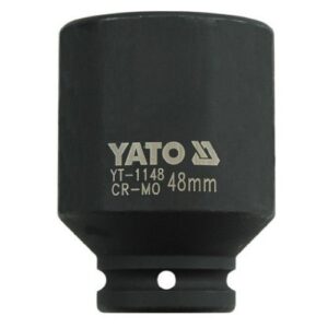 Kovaný vnitřní nástrčný klíč hluboký 3/4" šestihranný 48 mm CrMo YATO - YT-1148