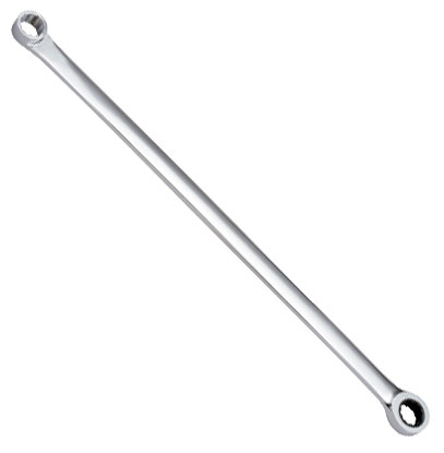 Extra dlouhý očkový ráčnový klíč - 17 mm