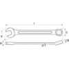 Očkoplochý klíč 3/4" - YT-4878
