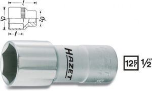 Nástrčný klíč na zapalovací svíčky 1/2" - HA043491 (900AMGT)