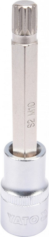 Hlavice s bitem XZN 1/2" M10 YATO - YT-04353