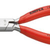 Rovné kulaté kleště 130 mm Knipex s břitem chromované - 1903130