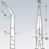 Půlkulaté kleště s břity 160 mm  - 2521160
