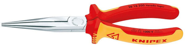Půlkulaté kleště s břity chromované 200 mm  - 2616200