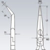 Půlkulaté kleště s břity 200 mm  - 2622200T