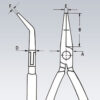 Zahnuté půlkulaté kleště 145 mm pro elektroniku - 3582145