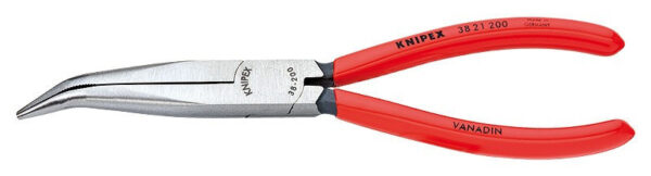 Zahnuté půlkulaté kleště 200 mm Knipex pro mechaniky - 3821200