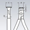 Čelní štípací kleště pro mechaniky chromované potaženo plastem 130 mm - 6903130